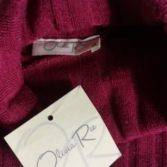 🏷️2/$20 🏷️ Red Olivia Rae turtle neck - Picture 2 of 4